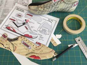 DIY make your own shoe pattern 