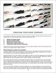 Creating Your Footwear Company
