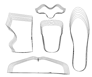 Shoe pattern grade