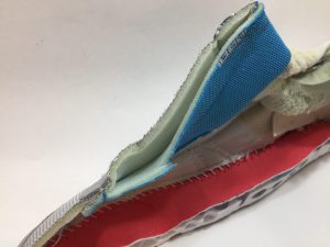 what material are running shoes made of