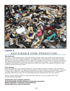 Sustainable shoe production How to reduce the environmental impact of your shoes.