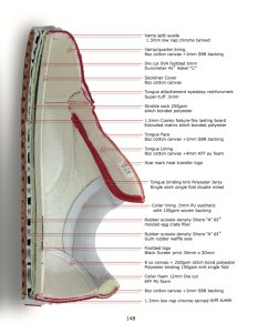 Factores para los materiales de diseño de calzado