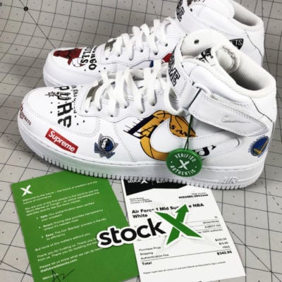 stockx supreme air force 1